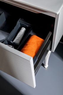 Тумба под раковину Armadi Art Vallessi Avangarde Linea 80см белый/хром 842-080-WCR